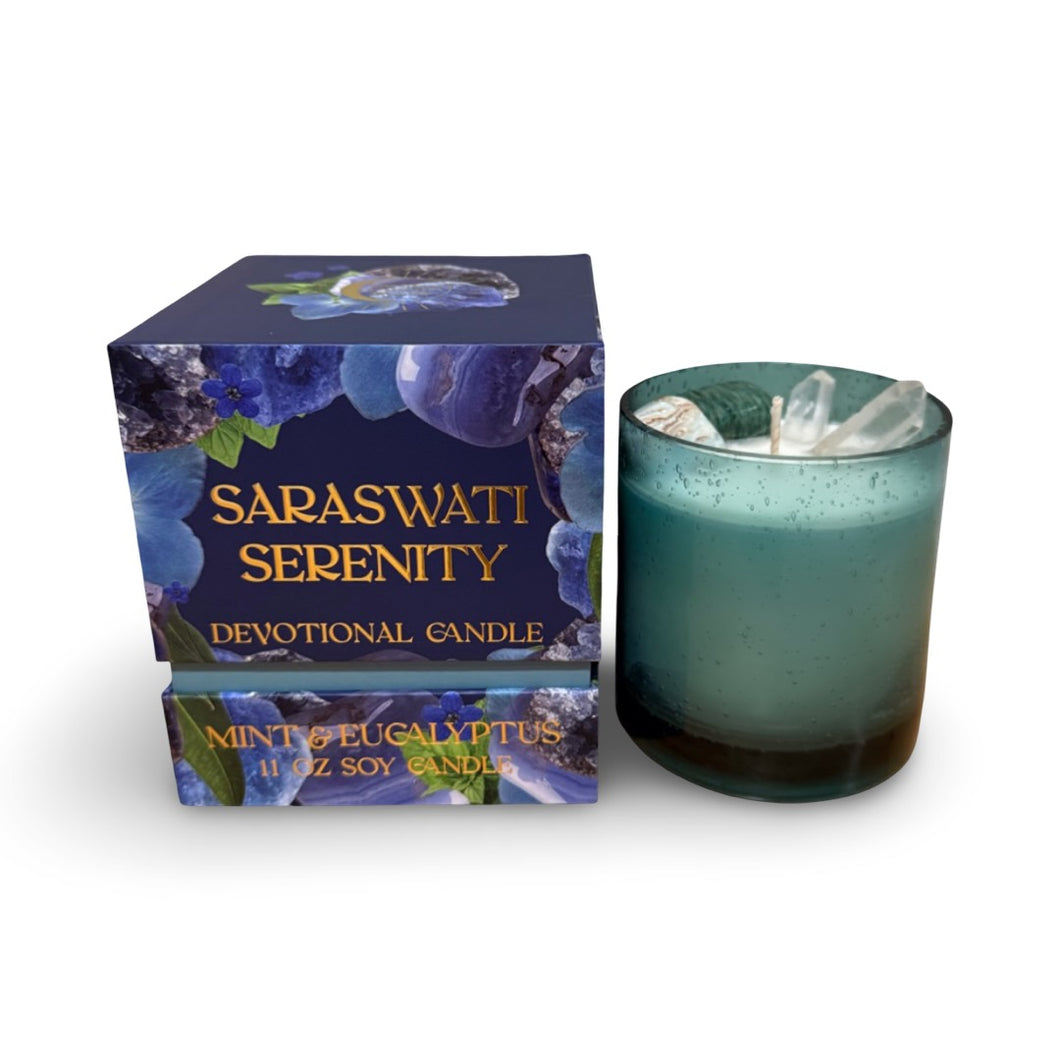 Saraswati Serenity Devotional Candle